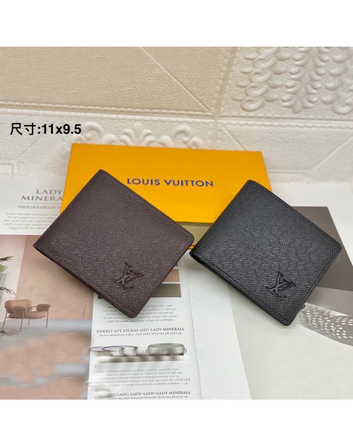 ルイヴィトン 財布 カード入れ シンプル 茶 黒 レディース メンズ 