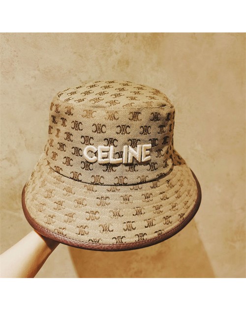  セリーヌ 魚師帽子 キャップ ファッションカジュアル 帽子 日焼け止め 
