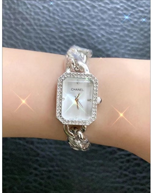 シャネル 腕時計 女性 キラキラ シンプル ファション トケイ 人気