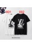 ルイヴィトン ｔシャツ 丸首コットン カジュアル トップス ファッション潮流 男女兼用