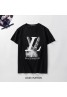 ルイヴィトン ｔシャツ 丸首コットン カジュアル トップス ファッション潮流 男女兼用