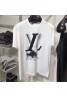 ルイヴィトン ｔシャツ 丸首コットン カジュアル トップス ファッション潮流 男女兼用