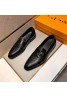 ルイヴィトン 靴 シューズ 革靴 黒 ビジネス ブリティッシュスタイル