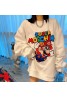 ルイヴィトン スーパーマリオ Tシャツ 長袖 クルーネック 綿 かわいい 男女兼用