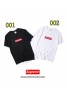 シュプリーム Tシャツ 赤いボックスロゴ カッコイイ supreme 2色選べ