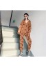 ルイヴィトン長袖シャツ パンツセット 編み物 ファッションカジュアルスーツ女性向け