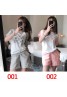 ルイヴィドン  tシャツ半袖+ 半ズボンセット オシャレモノグラム カジュアル 潮流韓国風 女性向け