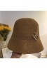 シャネル 魚師の帽子 復古バケツの帽子 キラキラオシャレlogo付き 編み物 小香風ins潮流 日焼け止め ファッション芸能人愛用