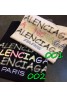 Balenciaga バレンシアガ  tシャツ半袖 コットン製 カラフルロゴ付き 丸首ソフト ウェアトップ カジュアルファッション カップル向け 男女兼用