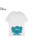 ディオール Kaws UTコラボ  tシャツ半袖 お洒落かわいkaws付き コットン製 ソフト 男女兼用 トップス