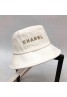 シャネル 魚師の帽子 オシャレ刺繍logo付き 日焼け止め カジュアル ファッション カップル向け 男女兼用