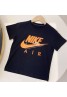 NIKE ナイキ Tシャツ半袖 子供と大人向け お洒落logoプリント付き スポーツ風 コットン製 カジュアル トップス ファッション潮流 親子服