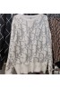 ディオール セーター 冬 編み物ニット製 カーディガン オシャレモノグラム ファッション潮流新品 