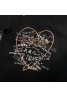 ディオール tシャツ半袖 コットン製ソフト丸首 お洒落個性logo付き カジュアル 愛の言葉 ファッション人気 男女兼用 カップル向け