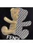 フェンディ ｔシャツ 半袖 コットン 丸首 トップス レディース おしゃれ ゆったり メンズ 熊 ジェンダーレス 服 カジュアル 白黒 かっこいい