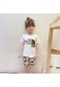 グッチ ザノースフェイス ｔシャツ 子供服 上下セット 秋 丸首コットン製 トップス プリント レディース おしゃれ ゆったり かわいい