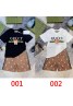 グッチ ｔシャツ 子供服 上下セット 半袖 半ズボン コットン 丸首 トップス 綿 夏 ジェンダーレス カジュアル 熊