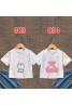 グッチ ｔシャツ 子供服 半袖 コットン 丸首 トップス 綿 メンズ 夏 ジェンダーレス カジュアル ドラえもん 熊 白 ドナルドダック