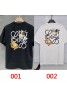 ロエベ Tシャツ プリント レディース 半袖ブランド 綿 ファッション トップス オシャレ 若者愛用 メンズ シンプル コットン