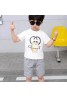 グッチ ｔシャツ 子供服 上下セット 半ズボン ドラえもん 丸首コットン かわいい