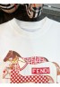 Fendi フェンデイtシャツ 品番：D-OYA-FEN-80025ラインで在庫確認とご注文の際、品番を教えてください