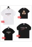 バーバリー ｔシャツ 白黒 丸首 可愛い熊柄 ファション