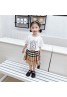 バーバリー 子供服 Ｔシャツ スカート セット服 ファション 夏 人気