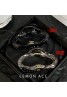 セリーヌ クリップ 髪留め 上品 アクリル材質 2色