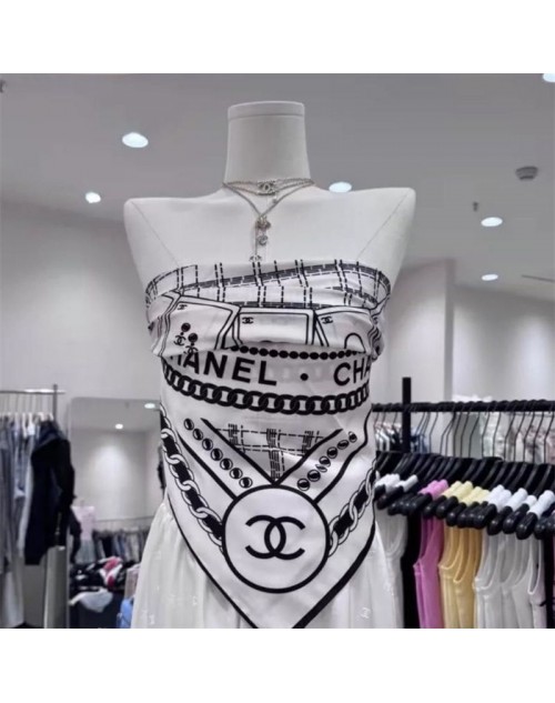 Chanel シャネルマフラー 品番：X-LI-CHA-58212ラインで在庫確認とご注文の際、品番を教えてください