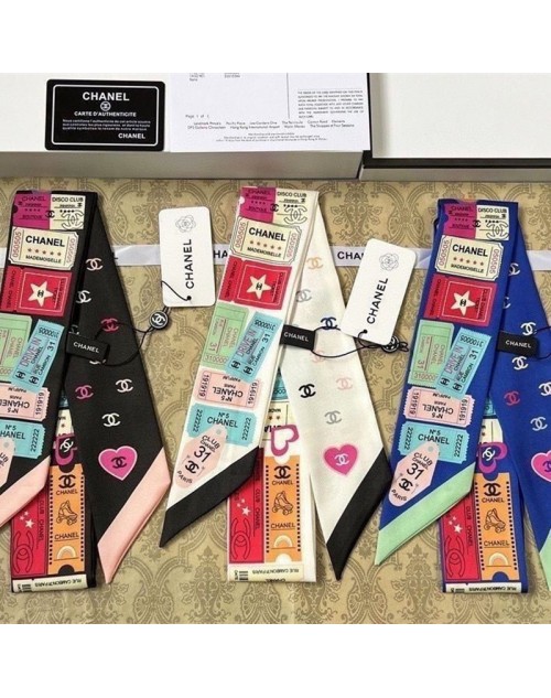 Chanel シャネルマフラー 品番：X-LI-CHA-59185ラインで在庫確認とご注文の際、品番を教えてください