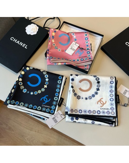 Chanel シャネルマフラー 品番：X-LI-CHA-59959ラインで在庫確認とご注文の際、品番を教えてください
