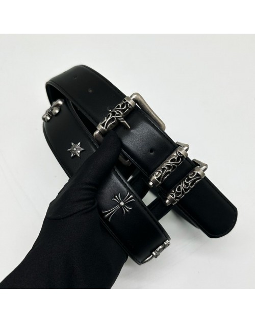 クロムハーツ Chrome Heartsベルト 品番：X-LI-CHR-59038ラインで在庫確認とご注文の際、品番を教えてください