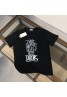 ディオール ｔシャツ 白黒 丸首 ファション お洒落