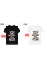 フェンディ ｔシャツ 可愛い モノグラム 丸首 男女通用