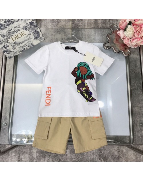 Fendi フェンデイ子供服 品番：X-LI-FEN-58285ラインで在庫確認とご注文の際、品番を教えてください