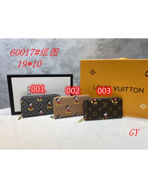 ルイヴィトン グッチ 長財布 ミッキ柄 可愛い オシャレモノグラムダミエ 財布 カードや名刺や小銭などのが収納でき 