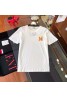 エルメス Tシャツ 丸首 春夏 半袖 コットン製 メンズ