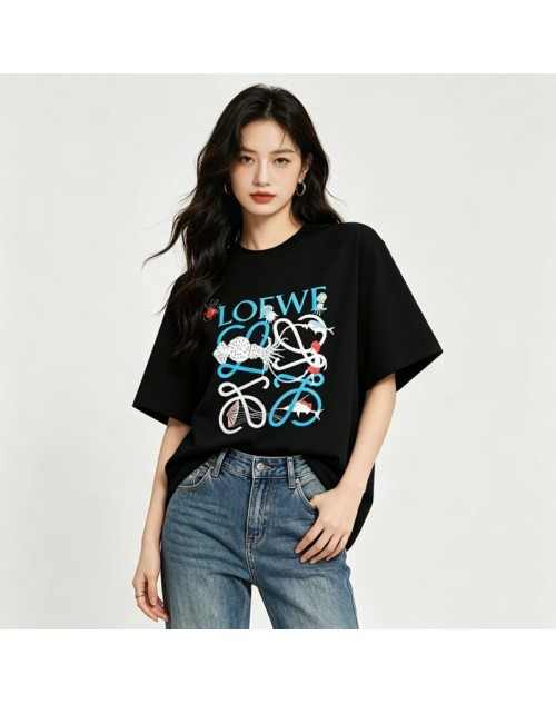 LOEWE ロエベtシャツ 品番：X-LI-LOE-59471ラインで在庫確認とご注文の際、品番を教えてください