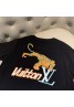ルイヴィトン キ tシャツ半袖 コットン製 ソフト カジュアル ins風 ファッション 男女兼用