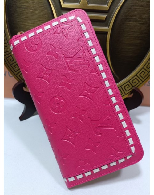 ルイヴィトン 財布 長財布 ジッパー付き 上品 レザー製 定番