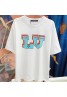 ルイヴィトン Tシャツ 春夏 コットン 快適 Tシャツ 半袖 丸首 シンプル 高品質 T-Shirt 
