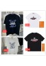 ルイヴィトン ｔシャツ 黒白 丸首 おしゃれ モノグラム 夏 メンズ