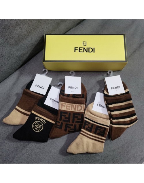 Fendi フェンデイ袜子 靴下 品番：X-LI-LV-57126ラインで在庫確認とご注文の際、品番を教えてください