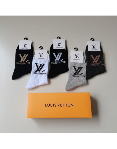 Lv ルイヴィトン靴下 品番：X-LI-LV-57742ラインで在庫確認とご注文の際、品番を教えてください
