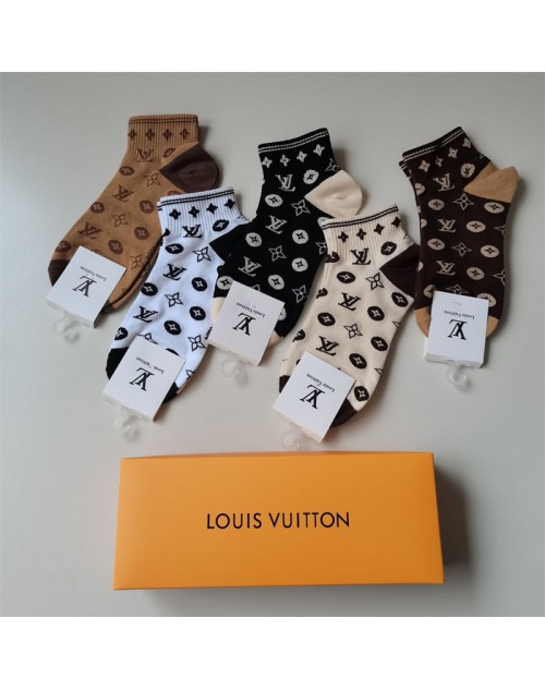 Lv ルイヴィトン靴下 品番：X-LI-LV-57754ラインで在庫確認とご注文の際、品番を教えてください