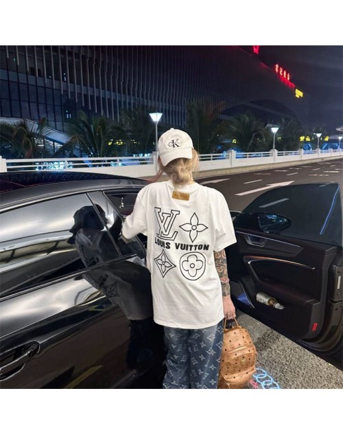 Lv ルイヴィトンtシャツ 品番：X-LI-LV-58483ラインで在庫確認とご注文の際、品番を教えてください