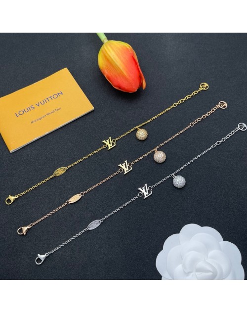 Lv ルイヴィトンブレスレット 品番：X-LI-LV-59243ラインで在庫確認とご注文の際、品番を教えてください