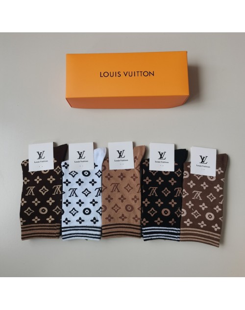 Lv ルイヴィトン靴下 品番：X-LI-LV-59825ラインで在庫確認とご注文の際、品番を教えてください