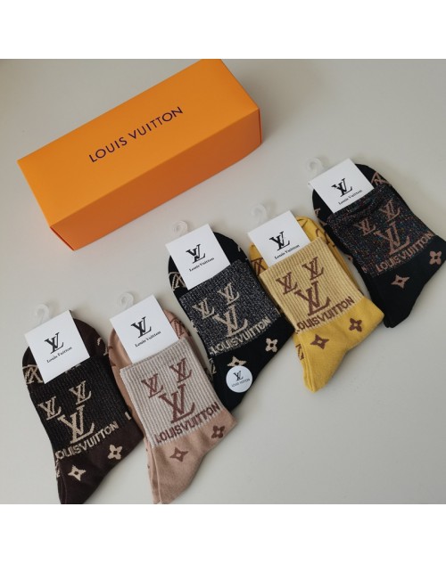 Lv ルイヴィトン靴下 品番：X-LI-LV-59832ラインで在庫確認とご注文の際、品番を教えてください
