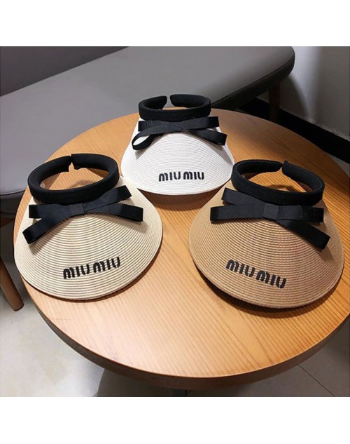 ミュウミュウ MiuMiuキャップ 品番：X-LI-MIU-57992ラインで在庫確認とご注文の際、品番を教えてください